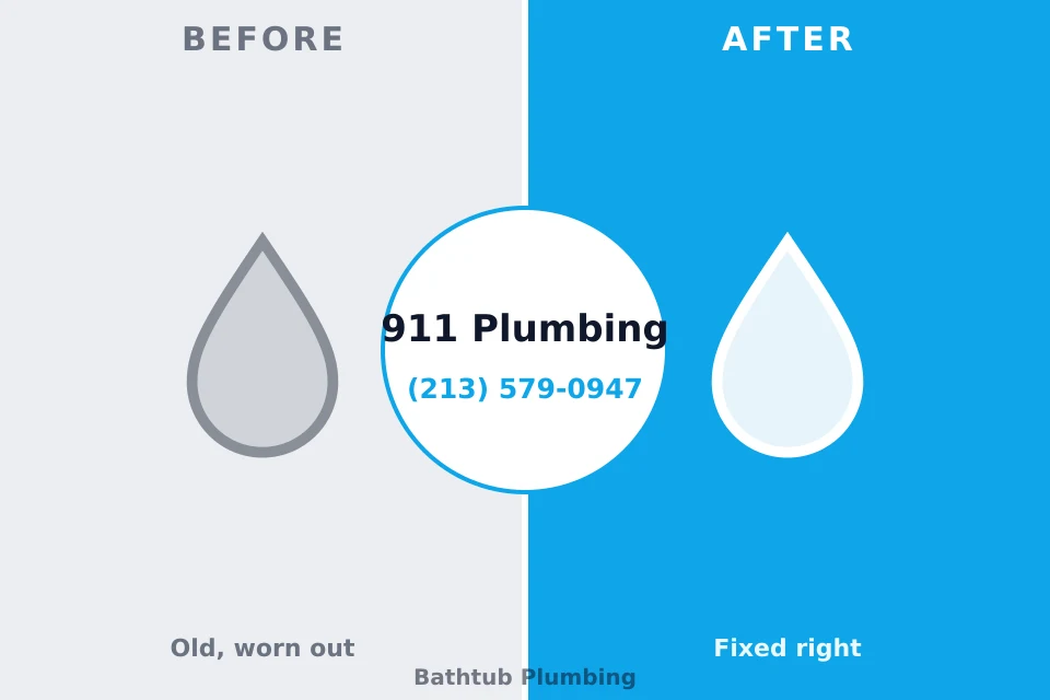 Before and after: plumbing repair Heritage Lake, IL